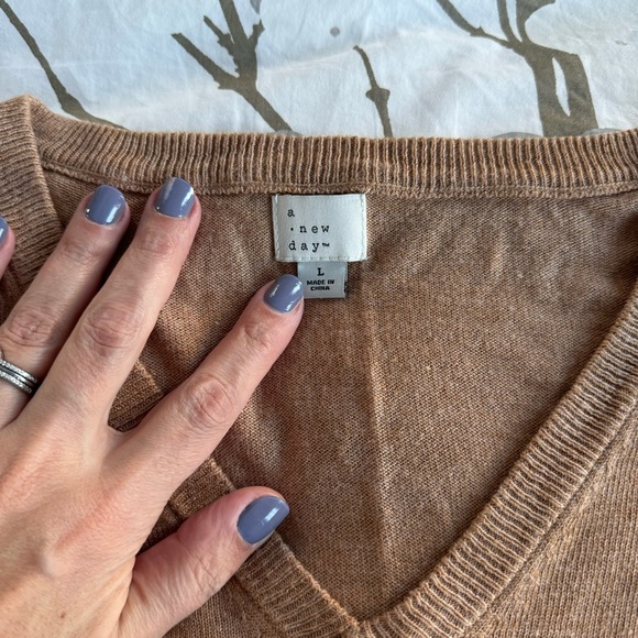 A new day v neck sweater - Picture 2 of 5